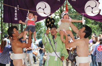 ▲生子神社の泣き相撲（画像提供：鹿沼市観光交流課）